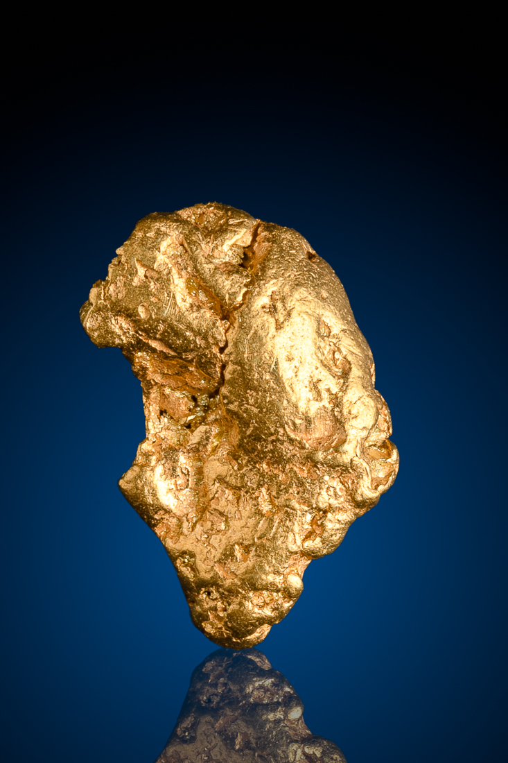 (image for) Textured, Brilliant Natural Gold Nugget - Alaska - 6.51 grams